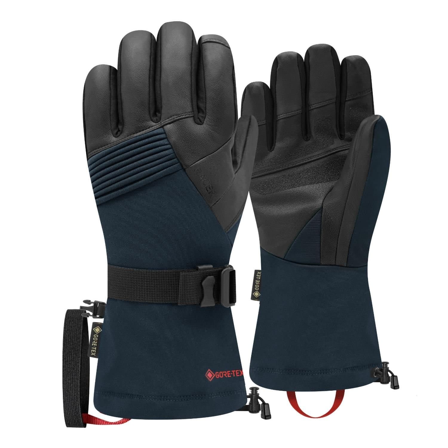 Racer Racer Men's 'GTK 5' Insulated Waterproof Gore-tex® Ski Gloves in Navy