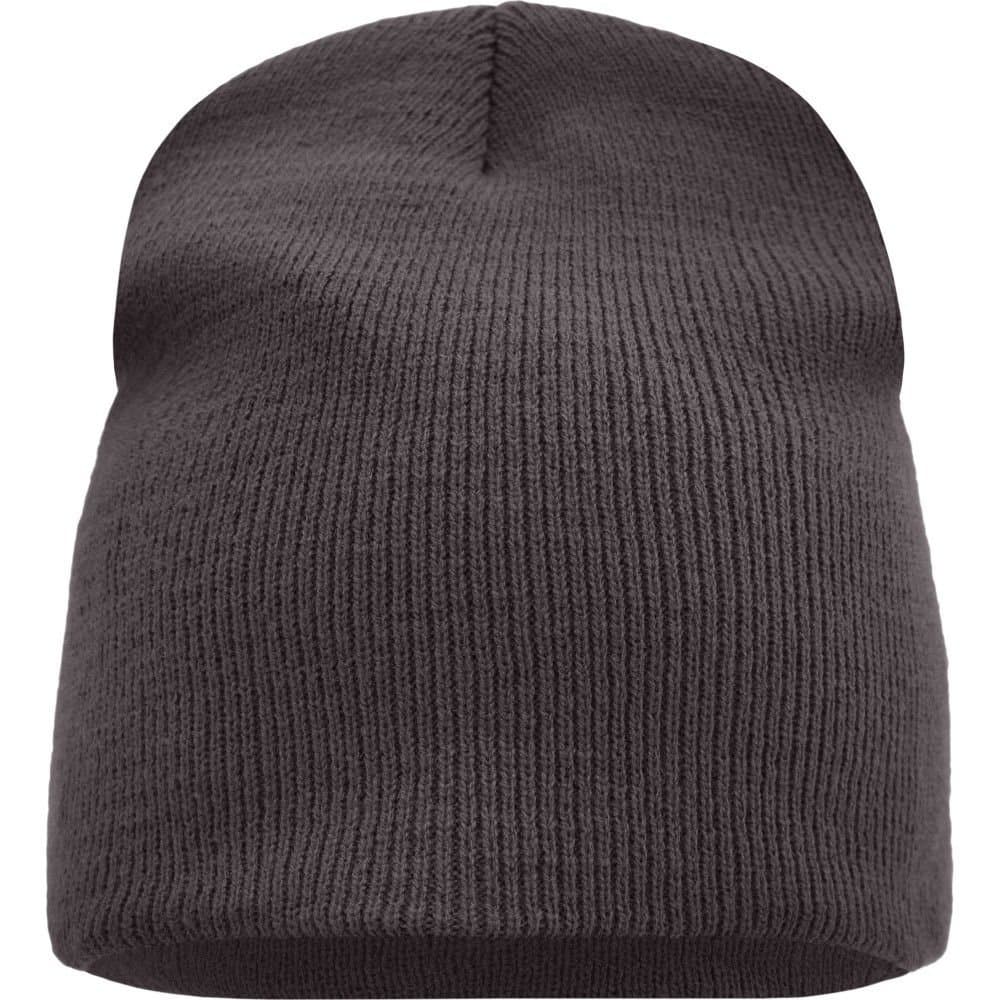 Myrtle Beach Myrtle Beach Men's Knitted Beanie in Dark Grey