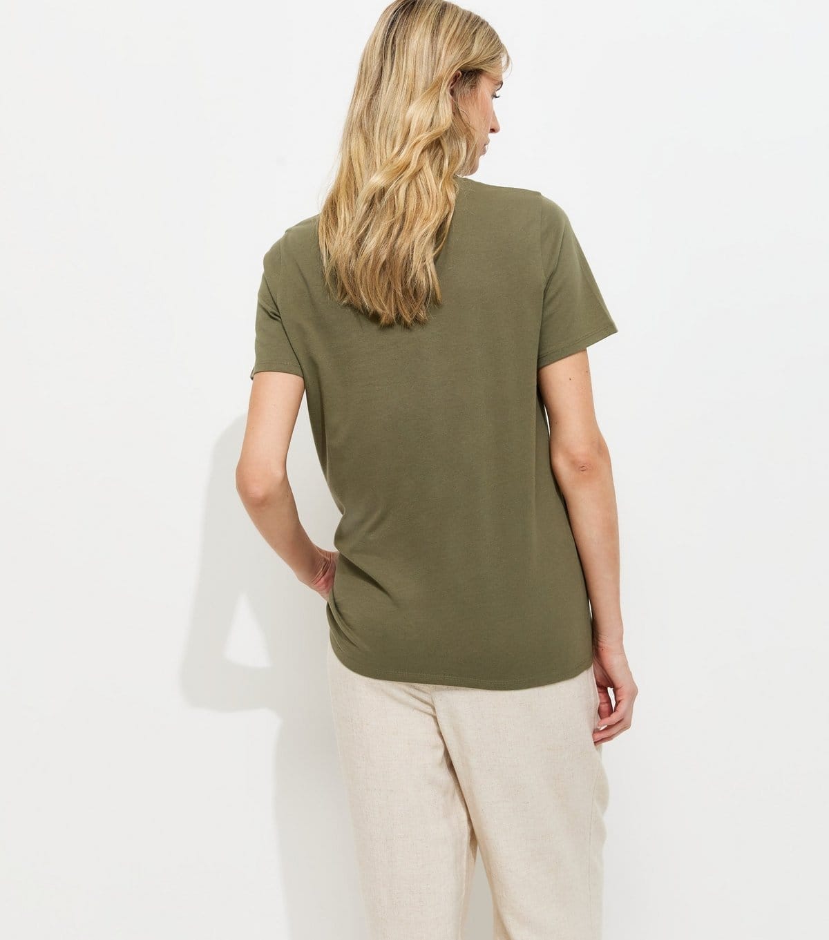 New Look Women's Tall Green Cotton Mystic Print Relaxed T-Shirt New Look - 4