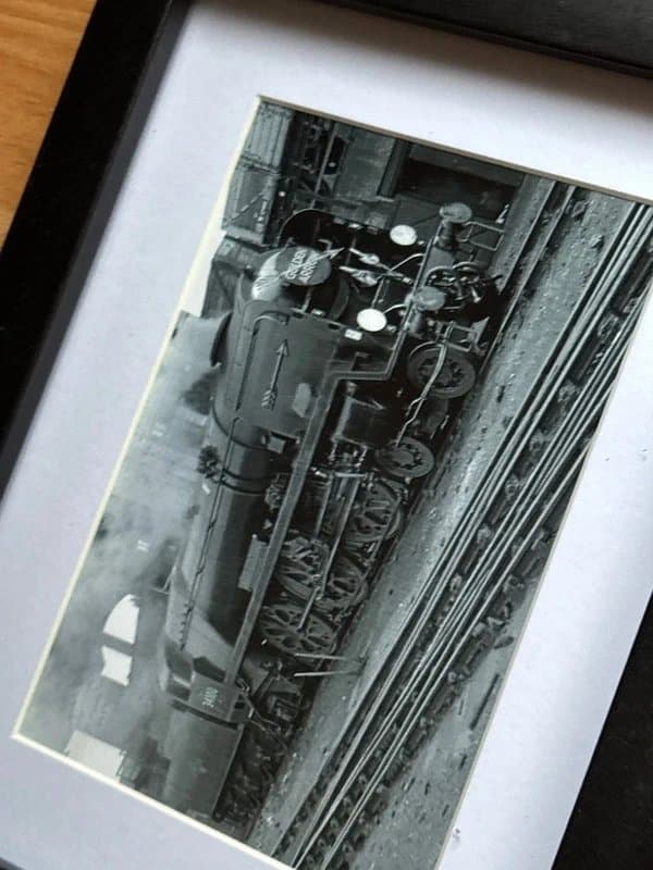 British Rail Framed BR West Country Class 34100 Appledore Steam Train Railway Photograph Print