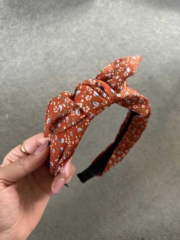 New Look Orange flower headband