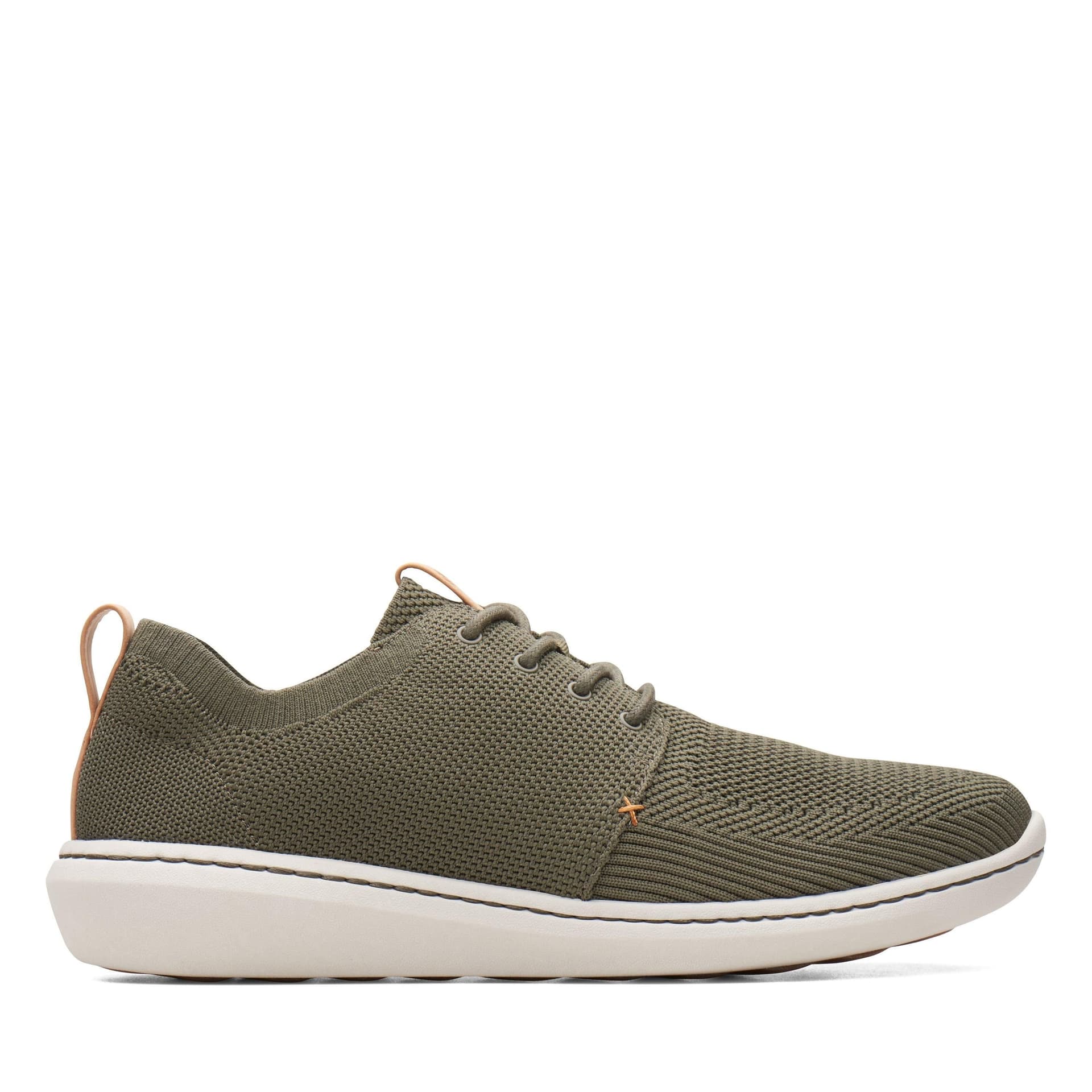 Clarks Clarks Men's Step Urban Mix Khaki Trainers in Green