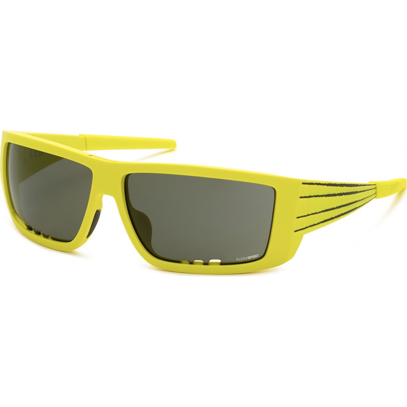 Plein Sport Plein Sport Men's SSP003-640YLW Square/Rectangle Sunglasses in Yellow