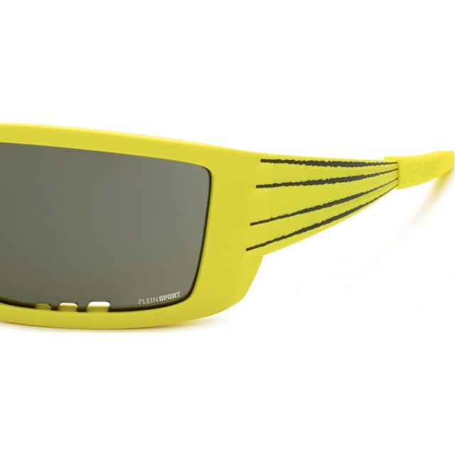 Plein Sport Plein Sport Men's SSP003-640YLW Square/Rectangle Sunglasses in Yellow - 2