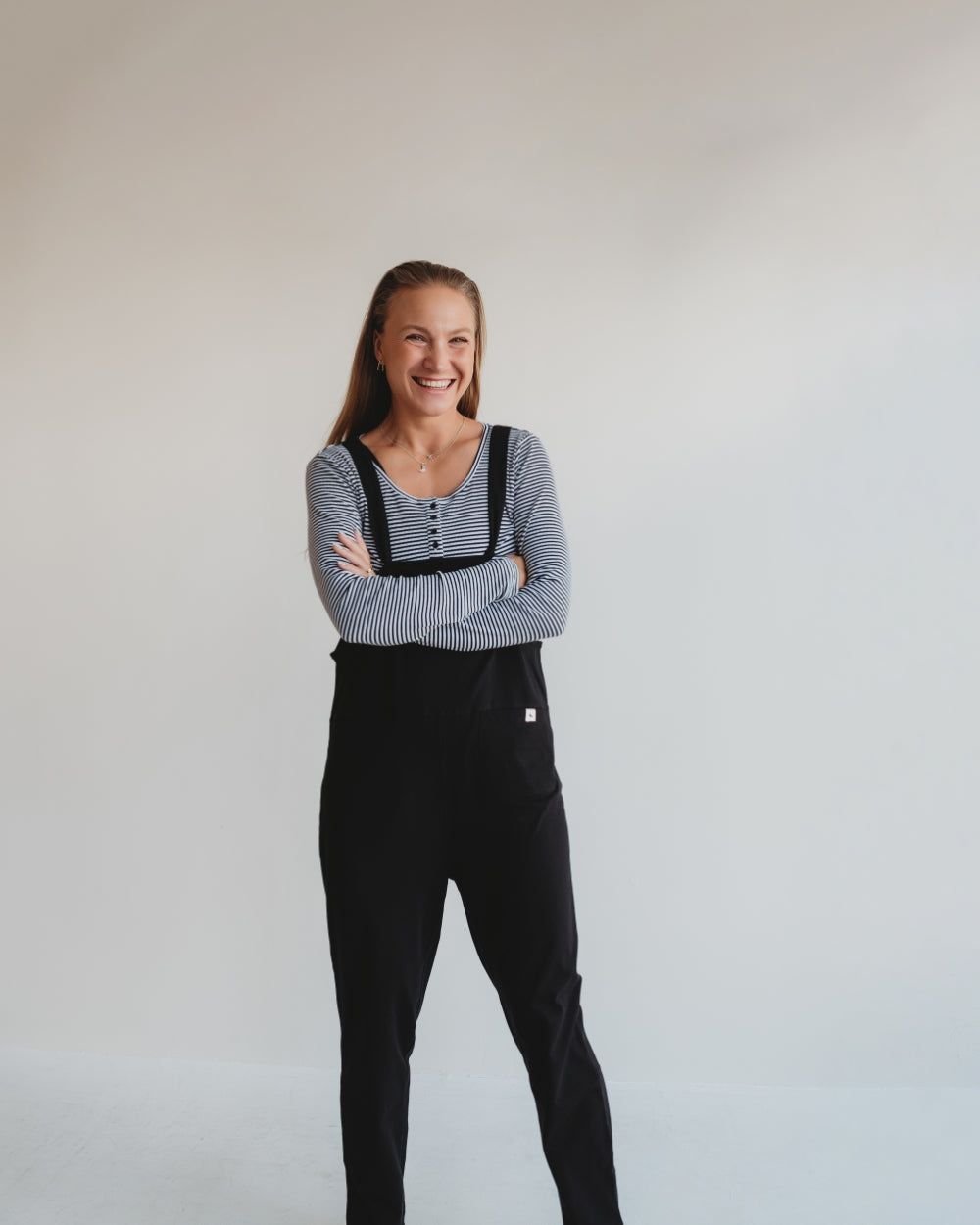 Turtledove London Turtledove London Women's Lila Black Dungarees - 3