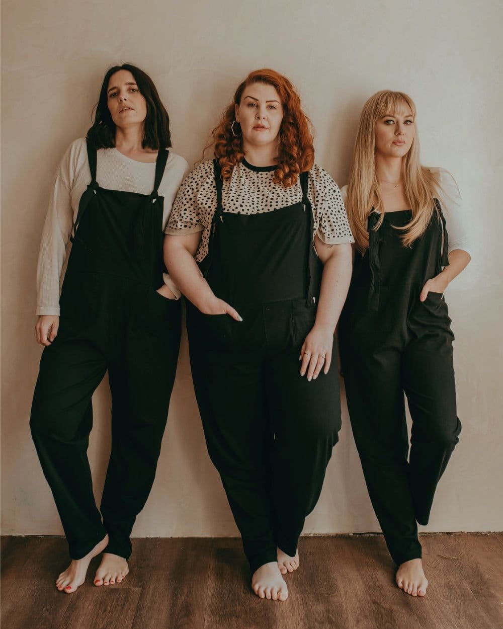 Turtledove London Turtledove London Women's Lila Black Dungarees - 4