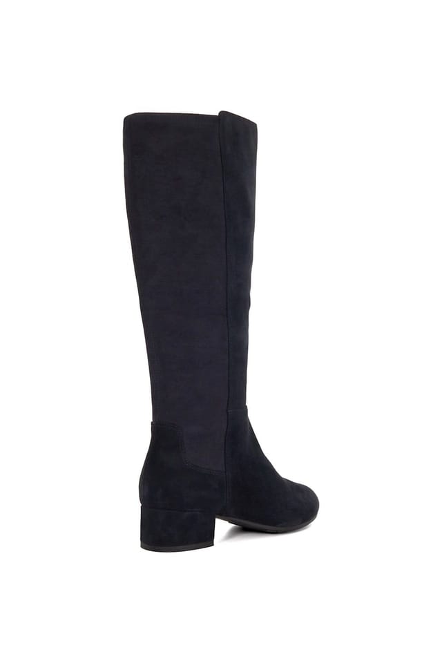 Dune London Dune London Women's Wide Fit 'Tayla' Suede Knee High Boots in Blue - 3