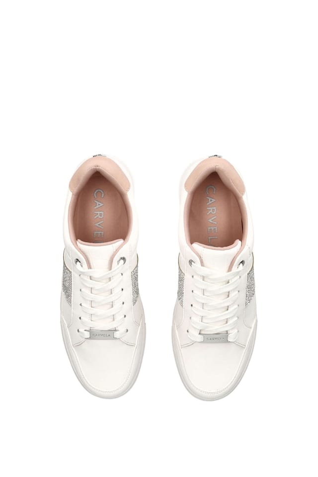 Carvela Carvela Women's 'Jive Lace Up' Trainers in White - 2