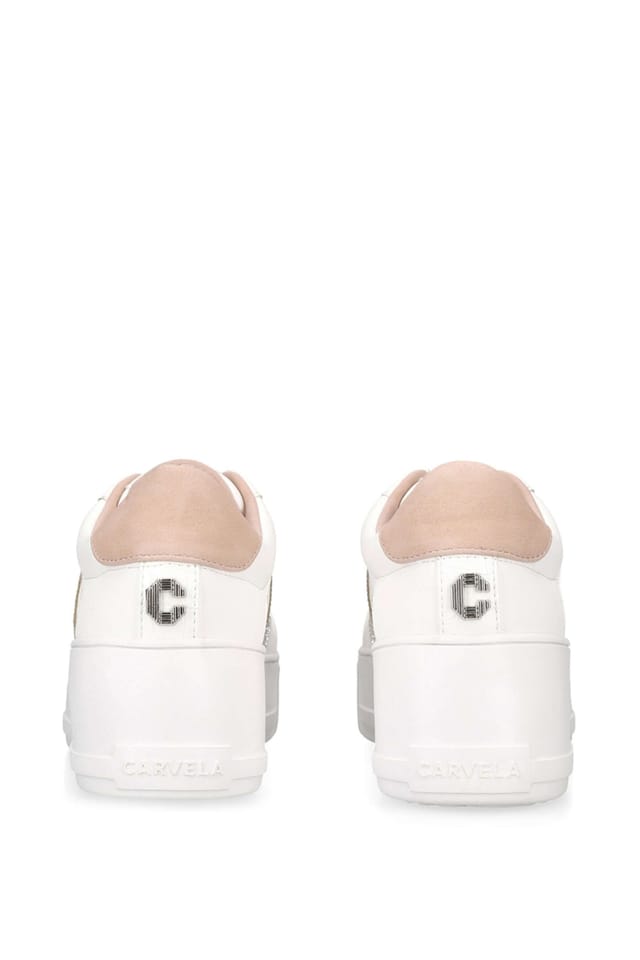 Carvela Carvela Women's 'Jive Lace Up' Trainers in White - 3