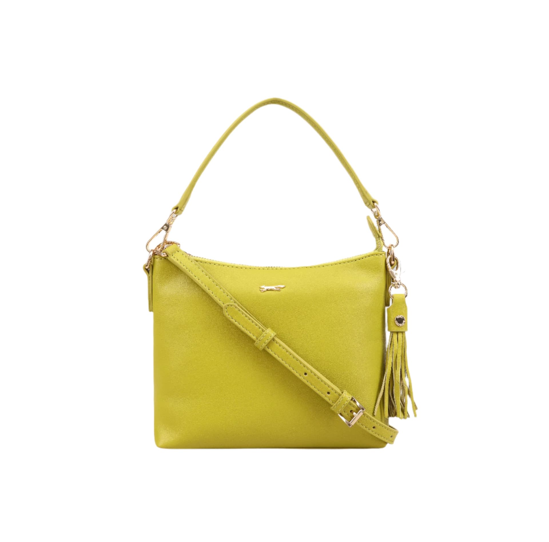 Paul Costelloe Paul Costelloe Light Green Leather Day Bag