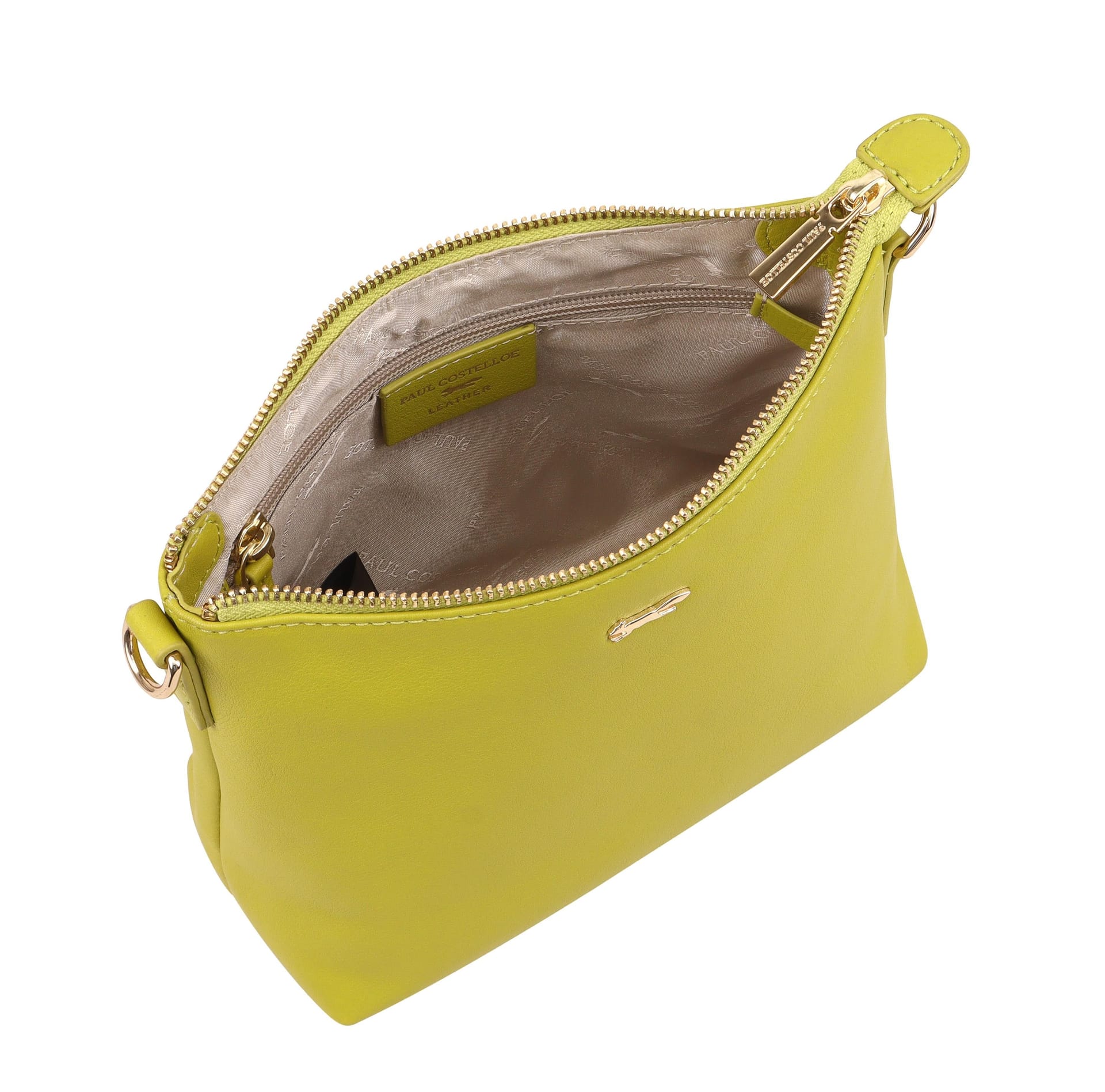 Paul Costelloe Paul Costelloe Women's Mestolo Leather Day Bag in Light Green - 4