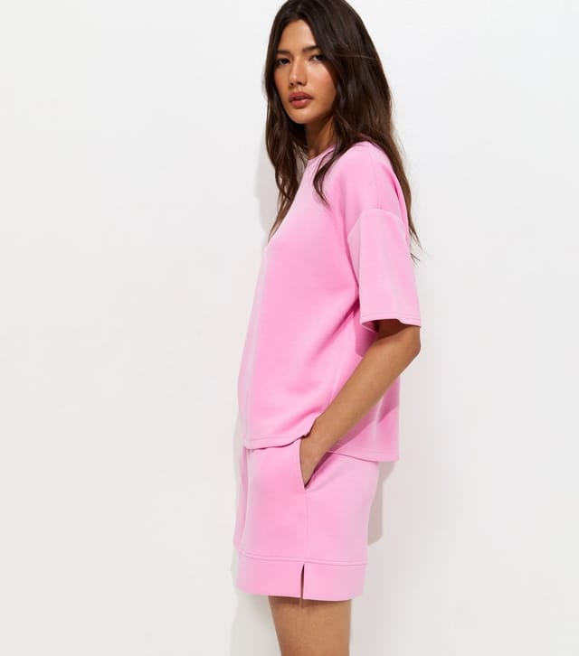 New Look Women's Premium Light Pink Jersey Shorts New Look - 2