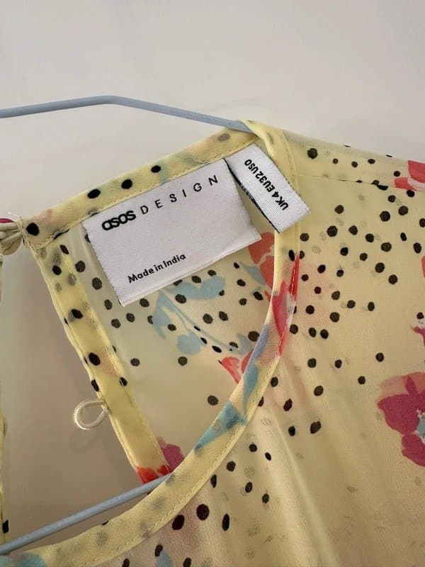 ASOS Gorgeous ASOS summer dress with open back size 4