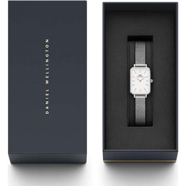 Daniel Wellington Daniel Wellington Women's DW00100438 Quadro 20mm Quartz Watch in Silver - 3