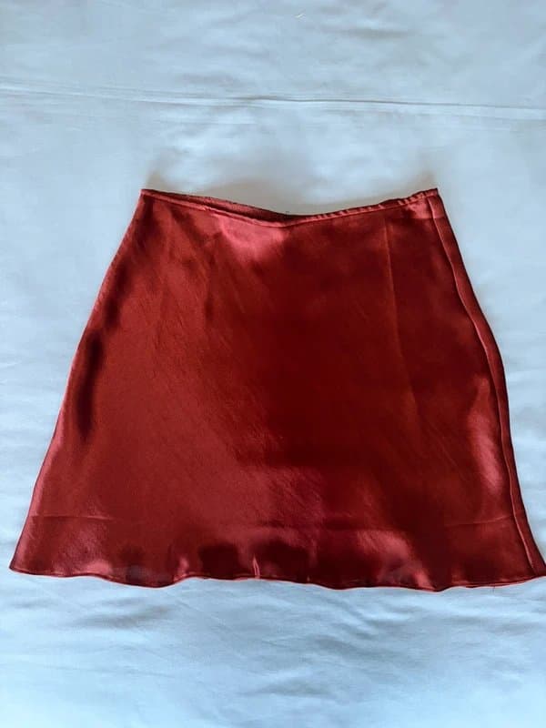 ASOS ASOS satin mini skirt