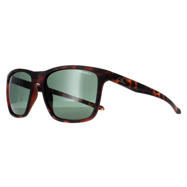 ONeill O'Neill Men's Square Matte Tortoise Green Polarized ONS-9005 in Brown - 2