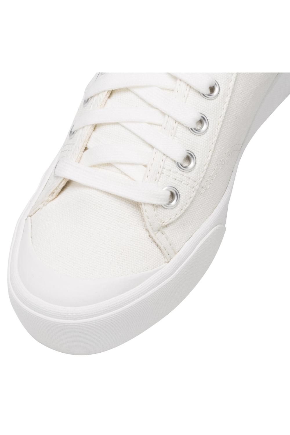keds Keds Women's 'Crew Kick' 75 Canvas White Shoes with Cushioned Footbed - 2