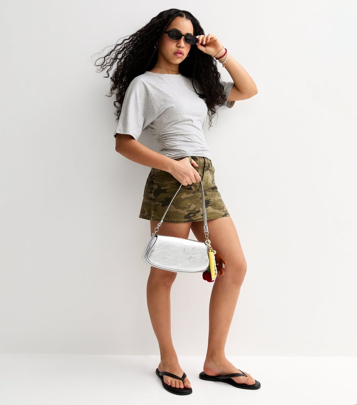 New Look New Look Grey Jersey Crew Neck T-Shirt