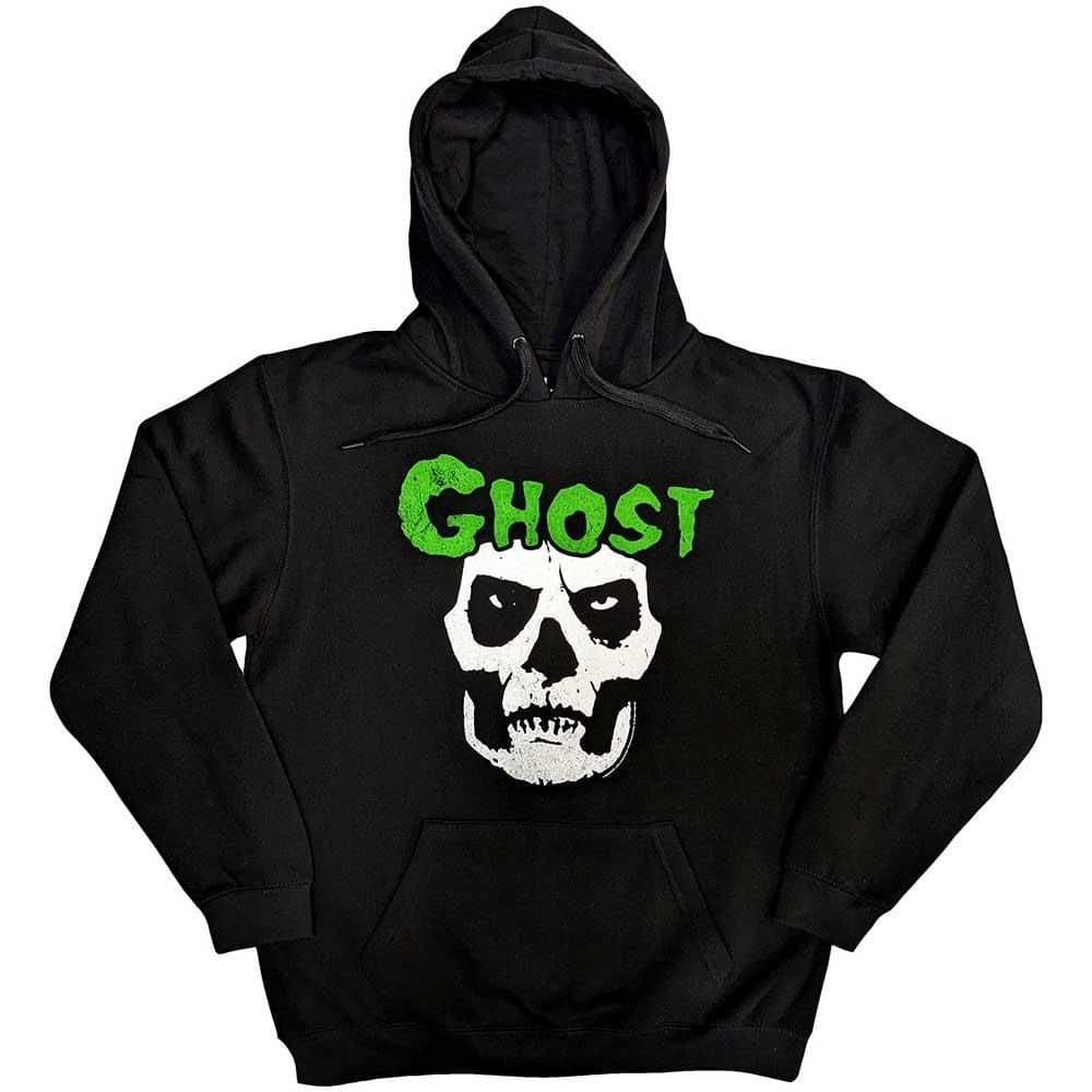 Ghost Ghost Men's Skull Pullover Hoodie in Black