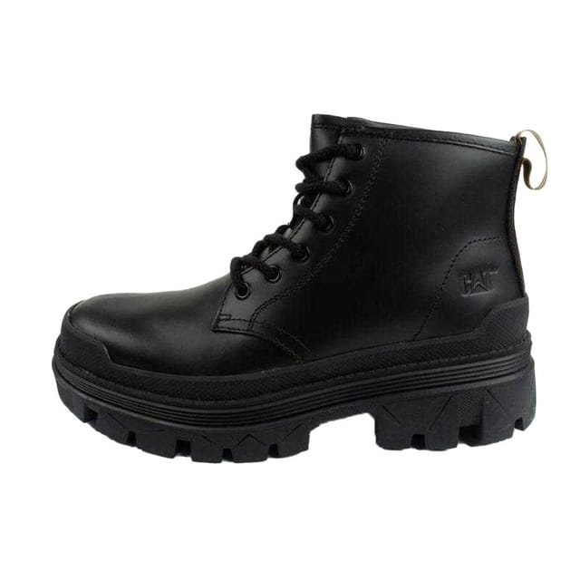Caterpillar Caterpillar Women's Leather Hardware Ankle Boots in Black - 3