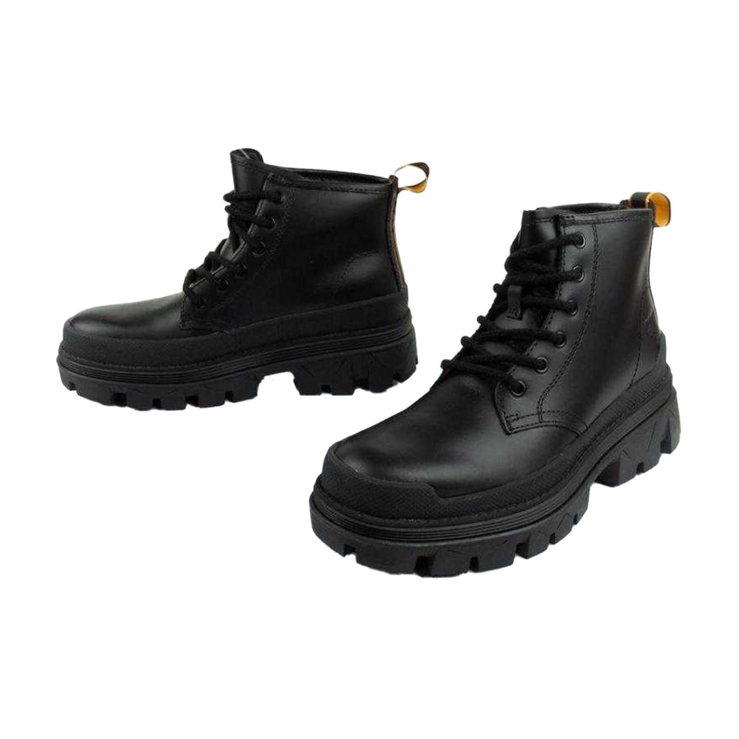 Caterpillar Caterpillar Women's Leather Hardware Ankle Boots in Black - 4
