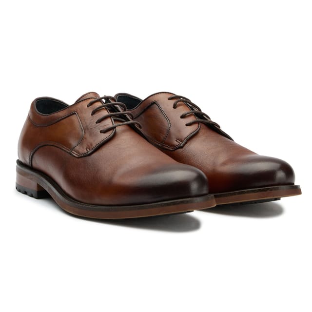 SOLE SOLE Men's Level Derby Shoes in Tan - 2