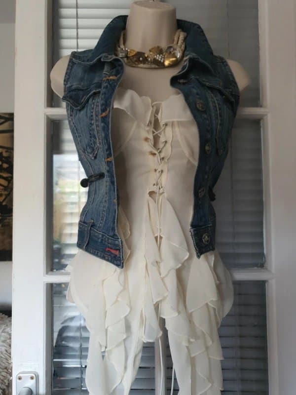 Vintage Gorgeous waistcoat fits sizes 10 large chest, and 12,