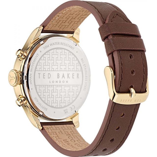 Ted Baker Ted Baker Men's BKPFMF408 Urban 44mm Quartz Watch in Brown - 2