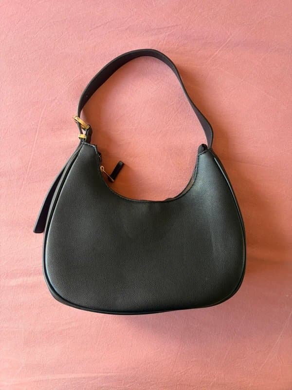 New Look New look zip curved shoulder bag