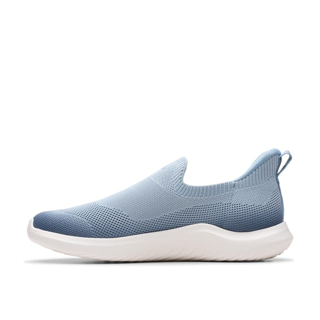 Clarks Clarks Women's Nova Aster Blue Grey Slip Ons - 2