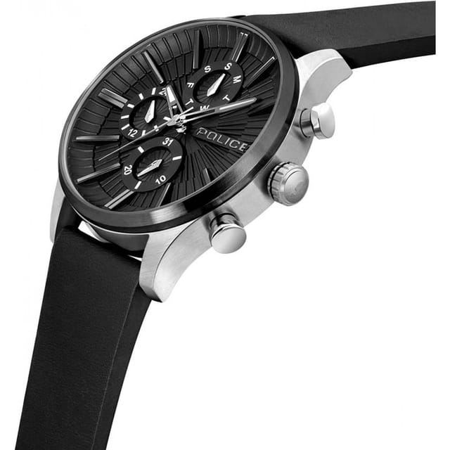 Police Police Men's PEWJF2195040 Barter 44mm Quartz Watch in Black - 2