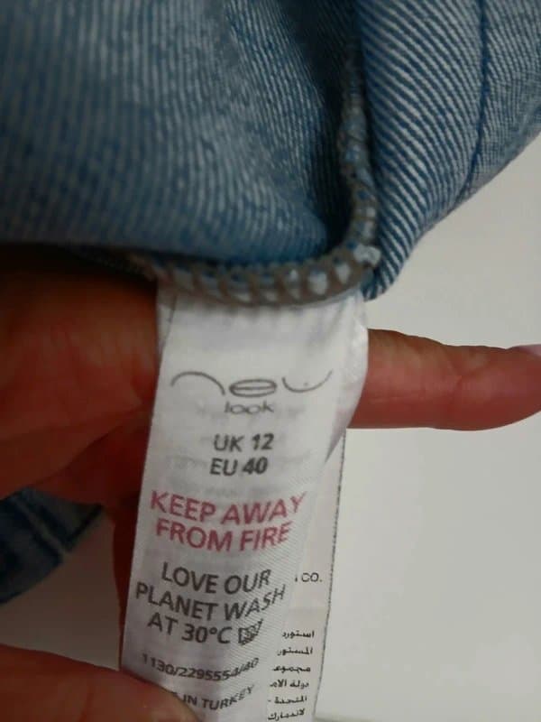 New Look New Look sleeveless denim jacket Size 10-12