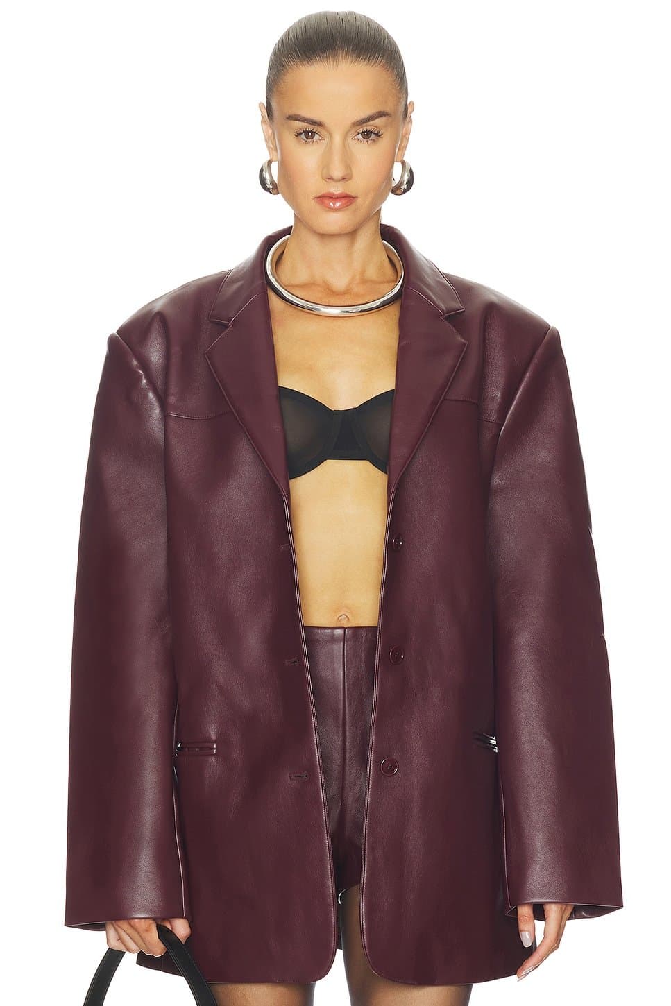 revolve revolve Merlot Blazer in Merlot