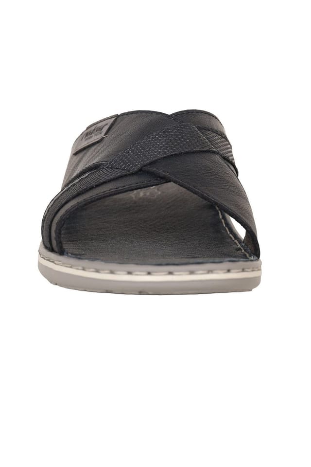 Rieker Rieker Men's 'Shorline' Sliders in Navy - 3