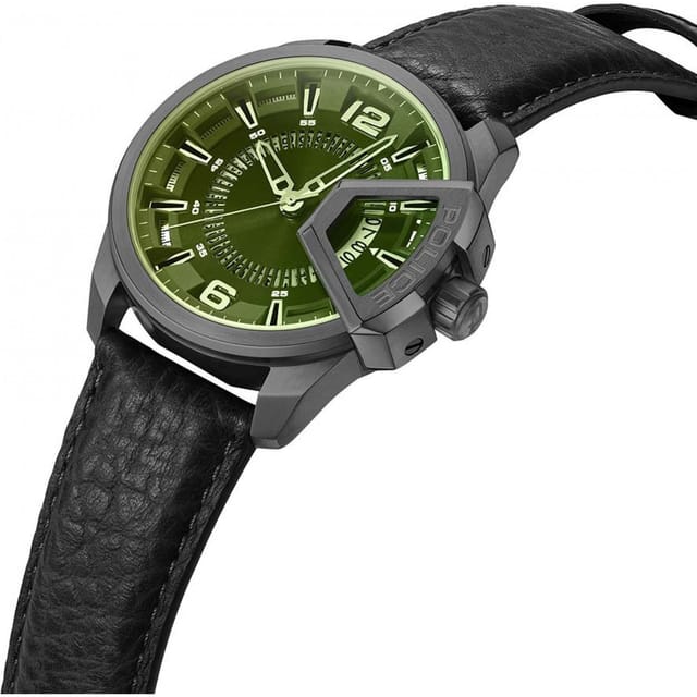 Police Police Men's PEWJB0005603 45mm Quartz Watch in Black - 3