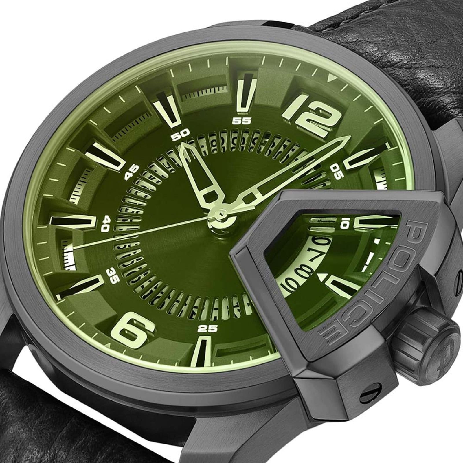 Police Police Men's PEWJB0005603 45mm Quartz Watch in Black - 4