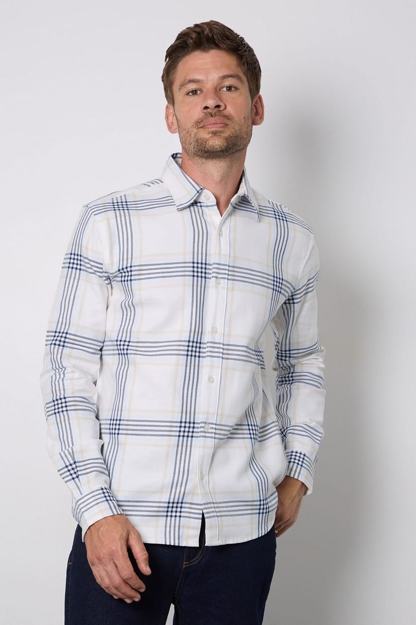 Burton Burton Men's Natural Check Long Sleeve Shirt - 1