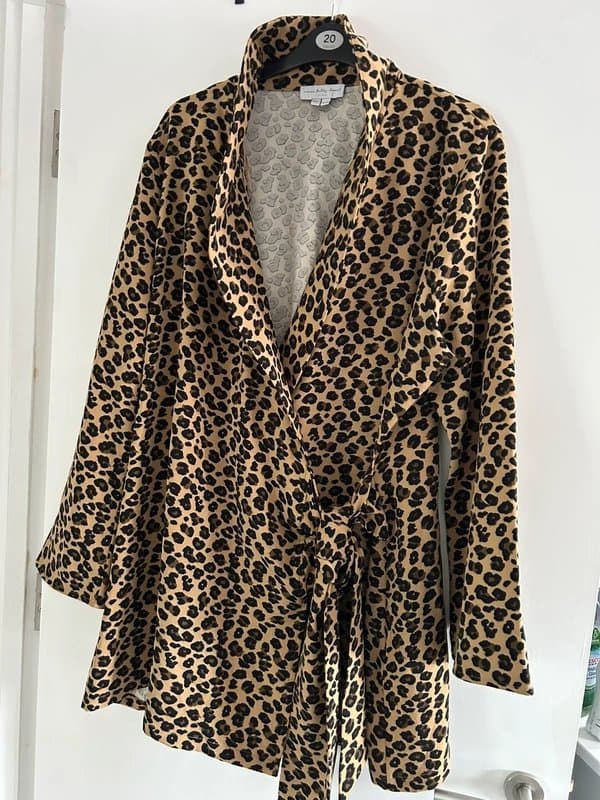 Never Fully Dressed Leopard print NFD blazer dress