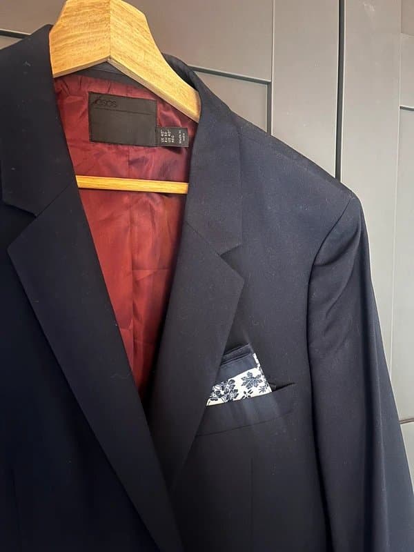 ASOS ASOS navy blue suit jacket