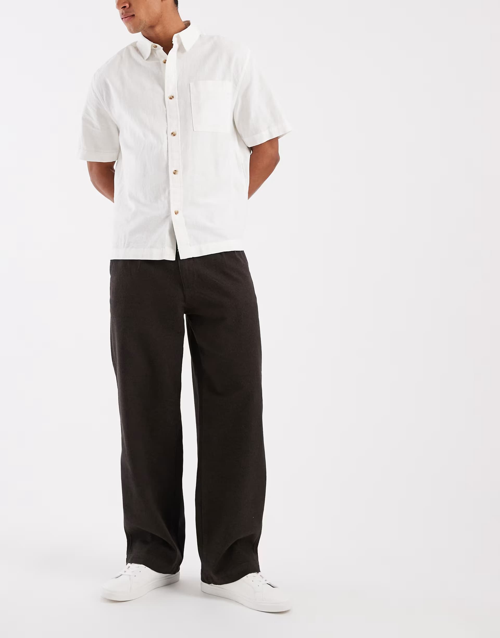 ASOS Levi's xx chino baggy pleated chinos in brown