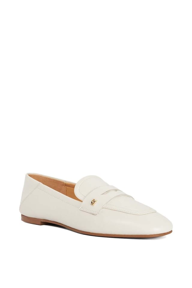 Dune London Dune London Women's 'Glances' Leather Loafers in White - 2