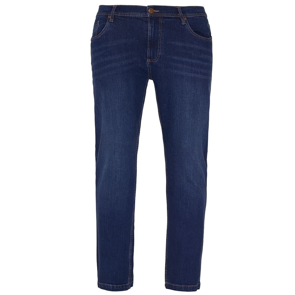 So Denim So Denim Men's Leo Washed Straight Jeans in Dark Blue