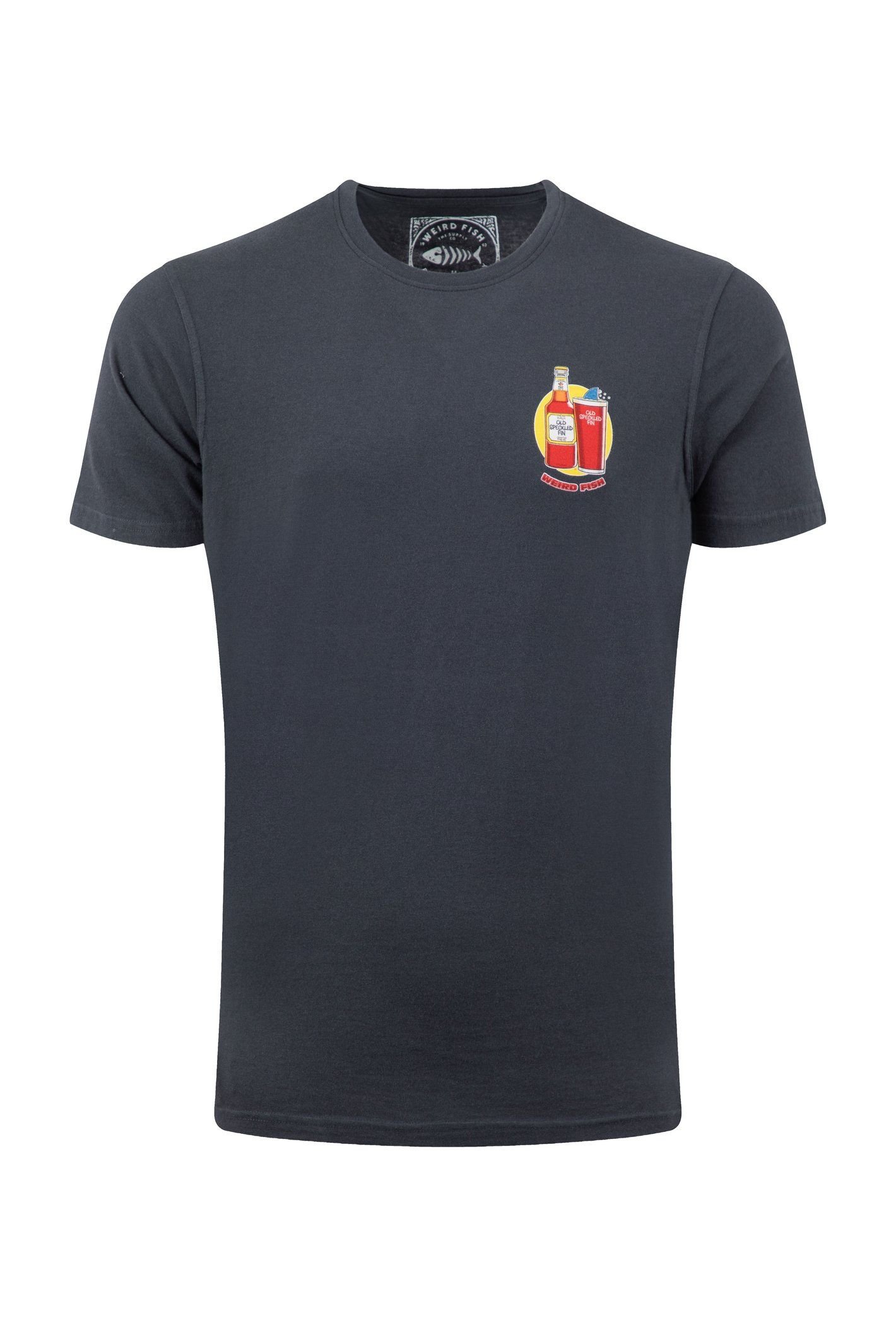 Weird Fish Weird Fish Men's Old Speckled Fin Artist T-Shirt in Navy - 2