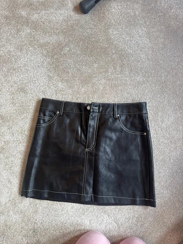 Topshop Leather mini skirt - super cute