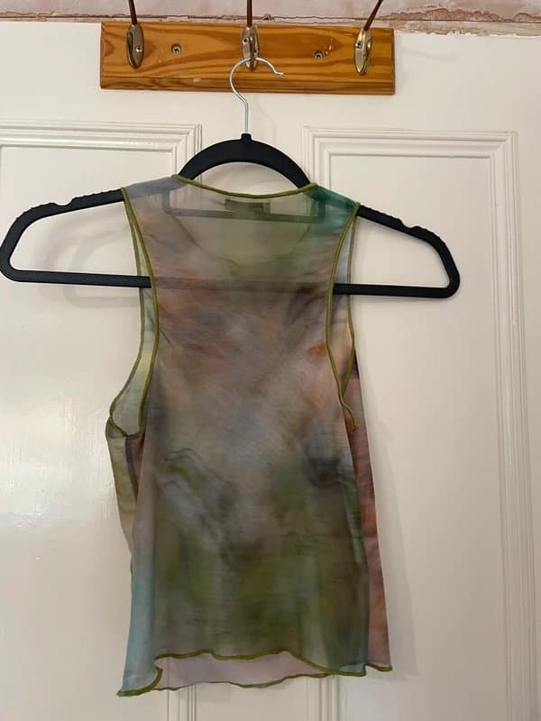 Bershka bershka halter mesh top
