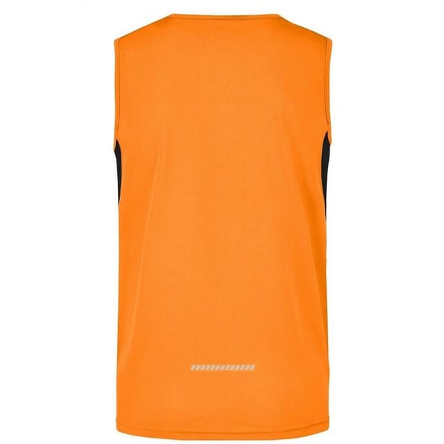 James and Nicholson James and Nicholson Men's Running Tank Top in Orange - 2