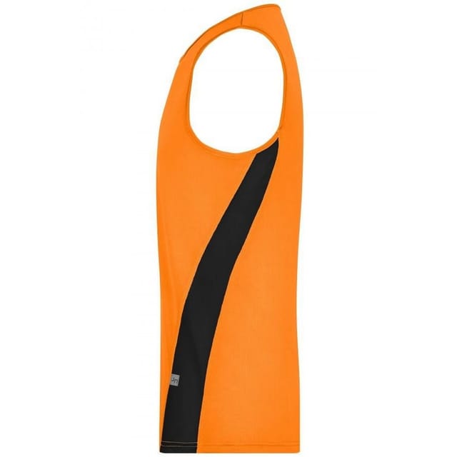 James and Nicholson James and Nicholson Men's Running Tank Top in Orange - 3