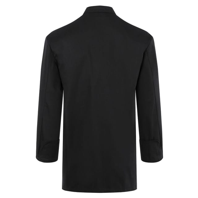 Karlowsky Karlowsky Men's Lars Long-Sleeved Chef Jacket in Black - 2