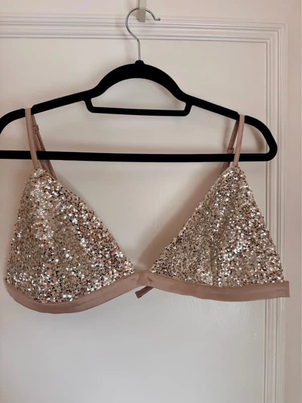 Never Fully Dressed Never fully dressed sequin Bralette