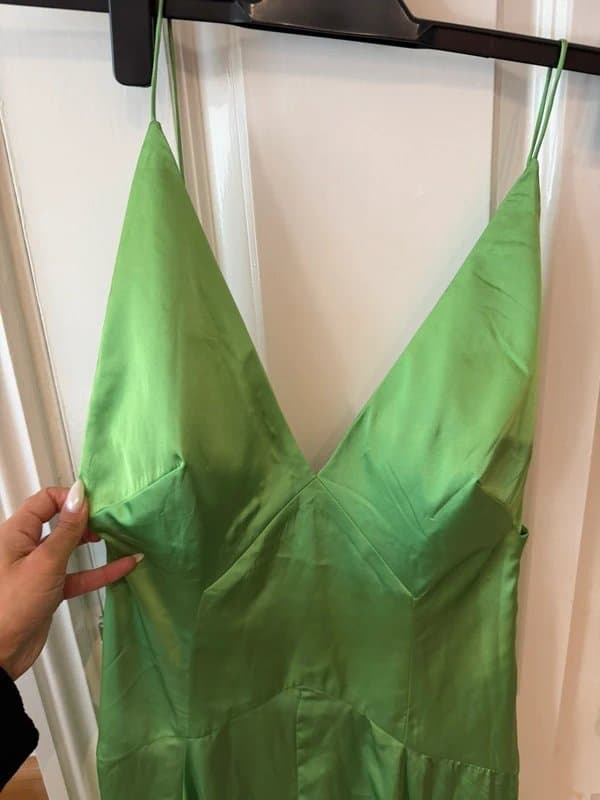 ASOS ASOS green maxi dress with slit